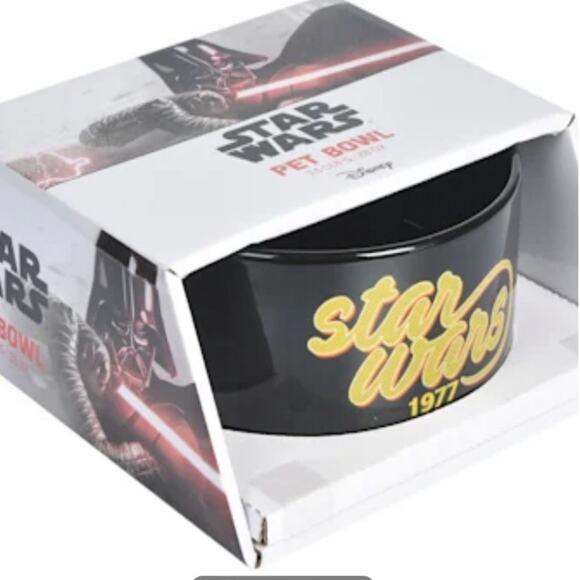 Fetch for Pets Star Wars 1977 Logo Dog Bowl, 3.5 Cups - Picture 2 of 5